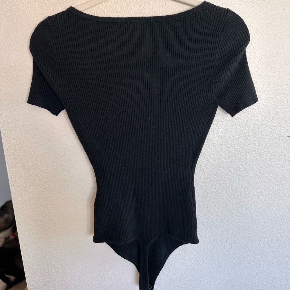 Abercrombie Ribbed Button-Down Bodysuit - Picture 6 of 7